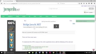 How do I prevent XSS attack at JSP HTML form  javapedianet [upl. by Ikairik512]