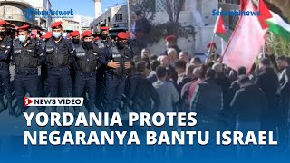 Warga Yordania Protes Negaranya Bantu Israel Atasi Blokade di Laut Merah [upl. by Torras708]