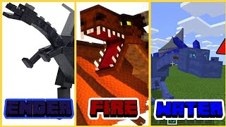 All Dragons in Minecraft  NO MODS [upl. by Evania11]