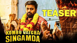 Kombu Vatcha Singamda Hindi Teaser  World Digital Premiere  M Sasikumar Madonna S [upl. by Eulalia893]