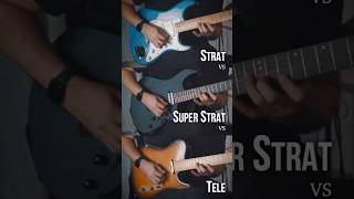 Strat vs Super Strat vs Tele [upl. by Ary368]