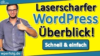 WORDPRESS TUTORIAL für Anfänger 2024 Allgemeiner Überblick  Leicht und verständlich  Deutsch [upl. by Ijneb]