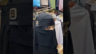 Short Nosepiece hijab nosepiece hijabfashionista abaya muslimfashionstyle digitalmarketing [upl. by Ahseyk25]