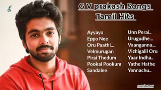 GV Prakash Songs Tamil Hits  Jukebox  Love Songs  Melody Songs  Hits  Tamil Songs  EASCINEMAS [upl. by Ryhpez777]