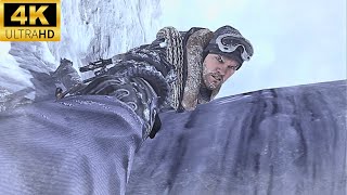 Some Where In Russian quot Cliffhanger quot UHD Ultra Realistic Graphics Gameplay 4k Call Of Duty MW 2 [upl. by Swanhildas]