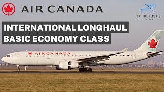 ONLY FLIGHT AIR CANADA Lyon 🇫🇷 to Montreal 🇨🇦 A330300 ECONOMY CLASS TRIP REPORT [upl. by Aufa]