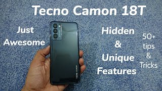 Tecno Camon 18T  Hidden amp Unique Features [upl. by Cinimod570]