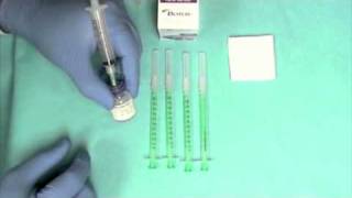 Simple Botox® saline mixing procedure [upl. by Solram]