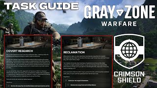 Gray Zone Warfare ReclamationCovert Research Task Guide [upl. by Ridley795]