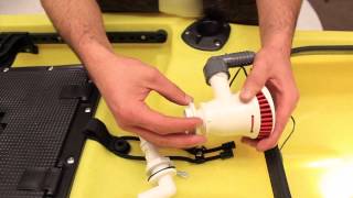 Kayak Instruction  Live Bait Well Pump  X Factor  Malibu Kayaks [upl. by Pearla]