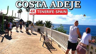 TENERIFE  COSTA ADEJE  Walk through various Places ☀️ 4K Walk ● December 2023 [upl. by Alcinia39]