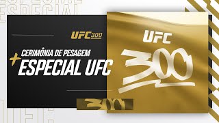 Cerimônia de Pesagem  Especial UFC 300 Pereira x Hill [upl. by Camfort]