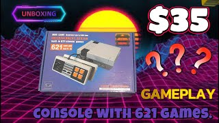 Unboxing  Classic Retro Game Console HDMI 1080P HD Mini Game Consoles with 621 Games for NES [upl. by Yromas]