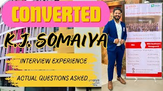 KJ SOMAIYA Institute of Management Interview Experience 2024  Secret GDPI amp WAT Tips  ft Prantik [upl. by Hillyer233]