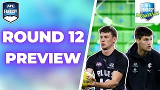 Round 12 Preview  AFL Fantasy 2024 [upl. by Naul]