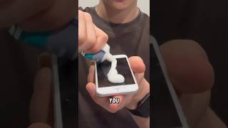 Can Toothpaste fix a cracked phone hack lifehacks hacker hacks phone iphone apple wow [upl. by Kobe]