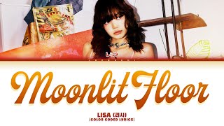 LISA 리사 Moonlit Floor Color Coded Lyrics [upl. by Asiuol636]