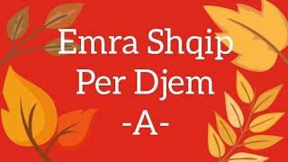 Emra shqip per djem [upl. by Arihaz]