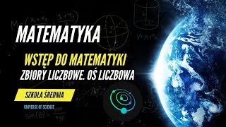 MATEMATYKA Zbiory liczbowe Oś liczbowa [upl. by Suoicul]