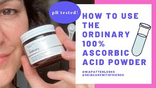 How to Use The Ordinary Vitamin CAscorbic Acid Powder [upl. by Leiru]