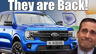 Why Ford is Returning to INDIA [upl. by Anthia493]