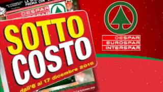 Volantino Offerte DESPAR EUROSPAR INTERSPAR n 252016  SOTTOCOSTO dall8 al 17 dicembre 2016 [upl. by Lexine]