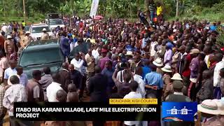 Itabo Ria Karani Village Last Mile Electrification Project Bonchari Kisii County [upl. by Mahoney]