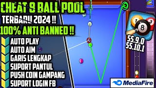 GRATIS‼️CHEAT 8 BALL POOL TERBARU 2024 NEW UPDATE AIM TOOL GARIS PANJANG OTOMATIS 3 LINE ANTI BANED [upl. by Aileve]