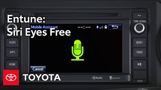 Toyota Entune l Siri Eyes Free  Toyota [upl. by Iahs244]