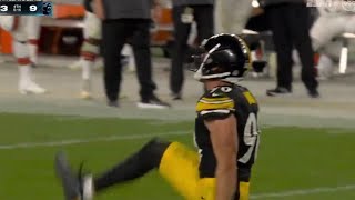 TJ Watt Sacks Watson and Becomes The Steelers All Time Sack Leader [upl. by Enomal]