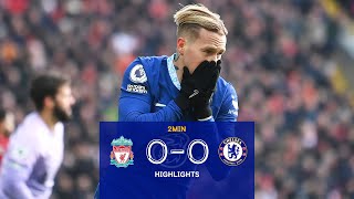 Mudryk IMPRESSES on debut  Liverpool v Chelsea 00  Highlights  Premier League [upl. by Ahsinom]