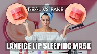 HOW TO SPOT FAKE LANEIGE LIP SLEEPING MASK 💯 HONEST REVIEW আসল ও নকল বাছাই করার সহজ উপায় [upl. by Namyh40]