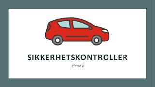 Klasse B Sikkerhetskontrollspørsmål  Alt du trenger å vite om sikkerhetskontrollspørsmål [upl. by Sipple]