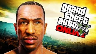 GTA 5  CJ from GTA San Andreas in HD AWESOME ART GTA V [upl. by Nnylatsyrc1]