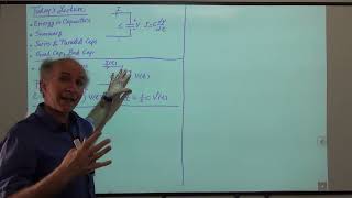 Razavi Basic Circuits Lec 14 Energy in Capacitors Series amp Parallel Capacitors [upl. by Nhguavaj573]