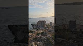 Pillboxes and other fortifications dominate the coast of Malta [upl. by Nassir]