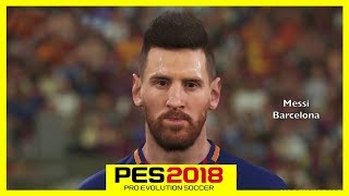 PES 2018 Data Pack 3 New Faces Messi Icardi [upl. by Clynes688]