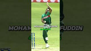 Top 10 most wickets taker in t20 for Bangladesh⚡🏆 bdcricket4u shorts short youtube [upl. by Zacharias]