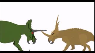 EDB styracosaurus vs triceratops PIVOT [upl. by Kimbra759]