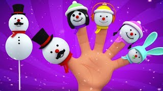 dedo família do boneco de neve  natal família  natal poemas  Merry Xmas  Snowmen Finger Family [upl. by Aohk]