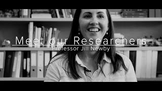 Meet Our Researchers Professor Jill Newby on improving access to affordable effective treatment [upl. by Anayhd]