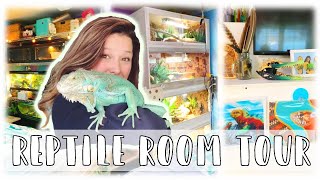 REPTILE ROOM TOUR Bedroom Tour [upl. by Inesita686]