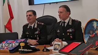 A Potenza presentato il calendario storico dei Carabinieri 2025 [upl. by Hasila]