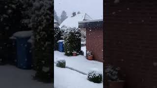 Germany First snowfall rajeevblogger travel germany [upl. by Alcock]