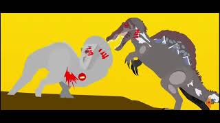 dominus Rex vs spinosaurus [upl. by Caton]