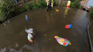 Calne Lions Club Town Centre Duck race 2024 [upl. by Nylazor]