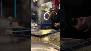 Hibachi Chef Massive Fire shorts [upl. by Gehlbach81]