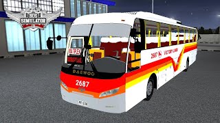 Victory Liner 2687  SR Daewoo BH117H Cityliner AC  BUSSID PH [upl. by Curr]