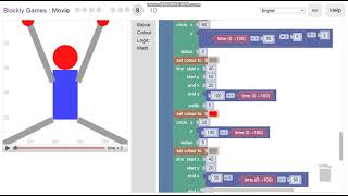Blockly Games Movie level 9 [upl. by Phillie]