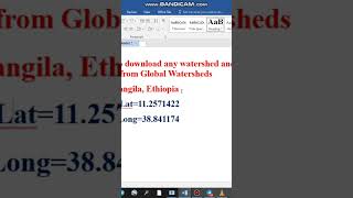 Create a study area map in ArcGIS google tutorial googlemaps map data ethiopia amsayawgenet [upl. by Ailasor696]